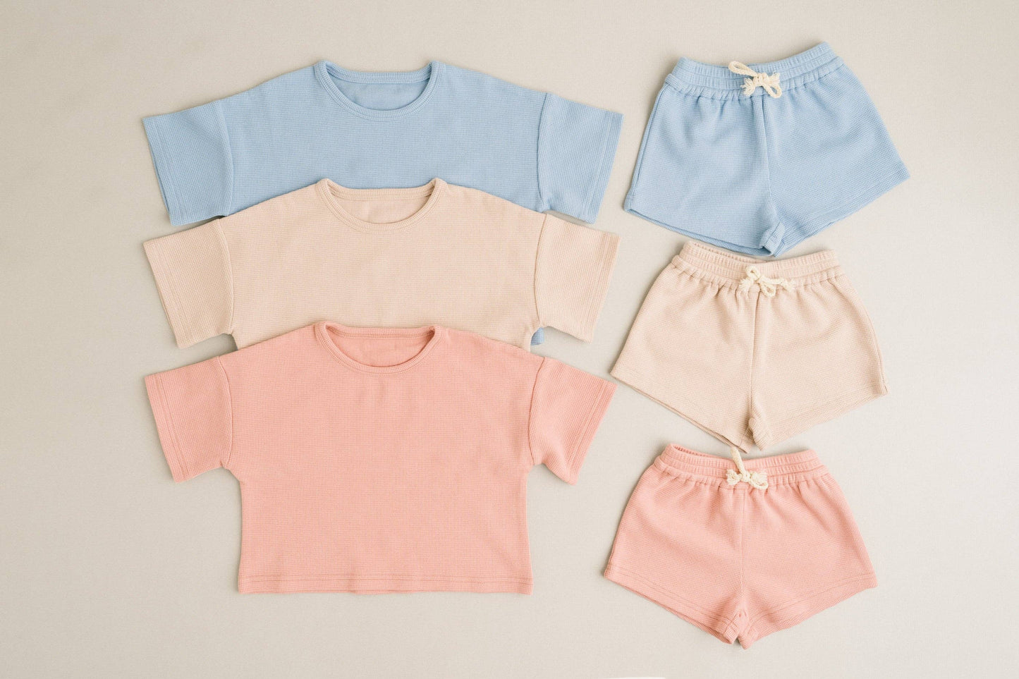 River Waffle Slouchy Set