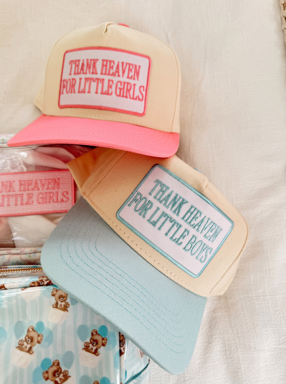 Thank Heaven for Little Boys - Vintage Trucker Hat