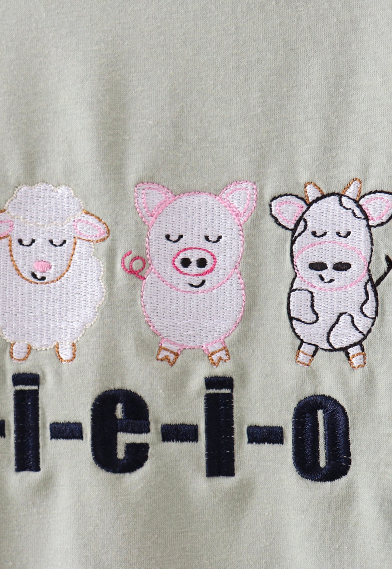 E-I-E-I-O Embroidery Jumper