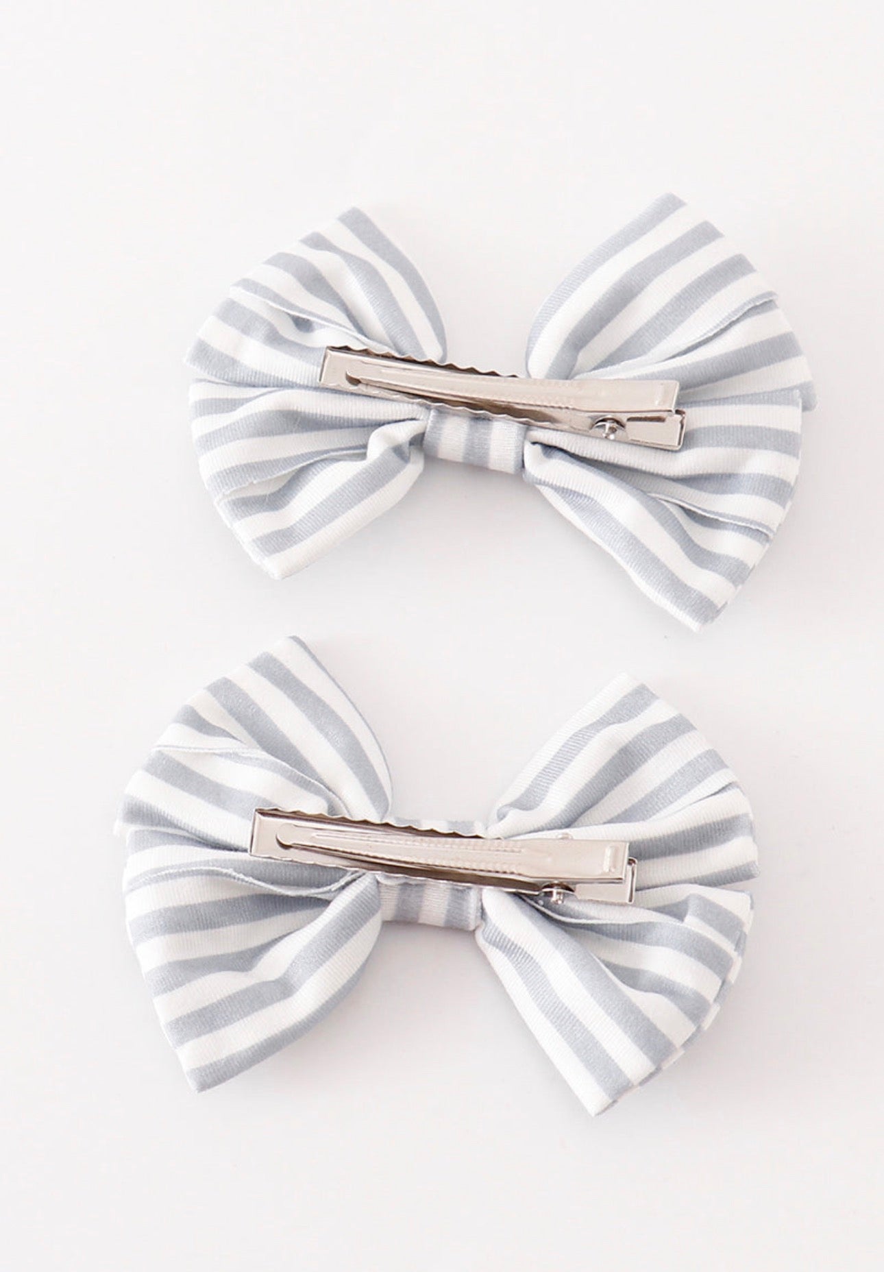 Piggie Hair Bow - Grey