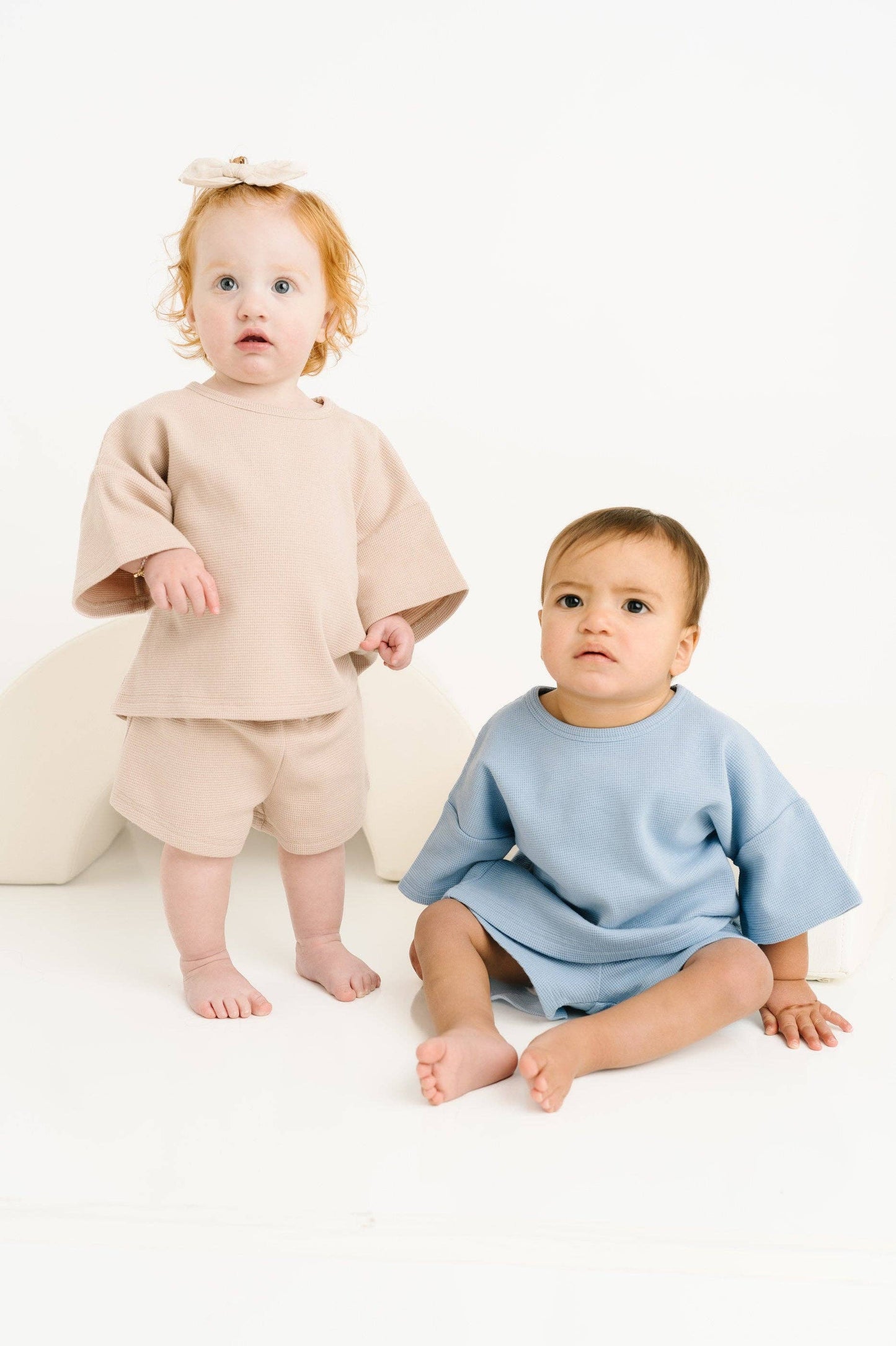 River Waffle Slouchy Set