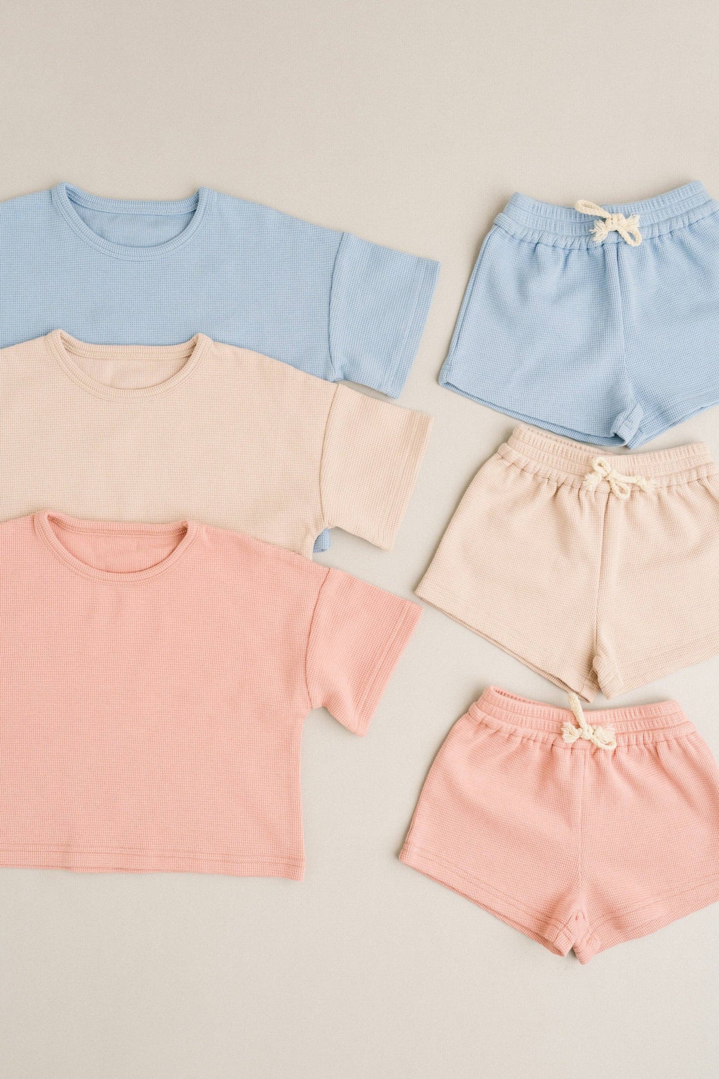 River Waffle Slouchy Set