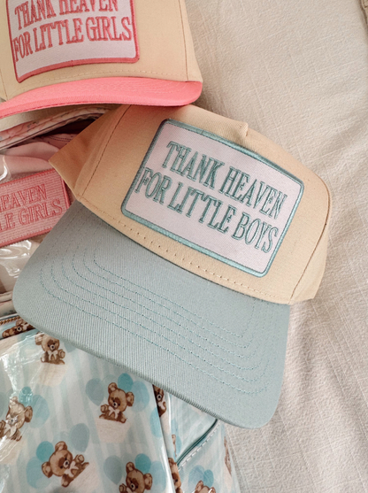 Thank Heaven for Little Boys - Vintage Trucker Hat