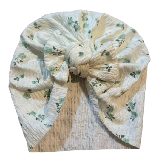 Floral Head Wraps with Bow