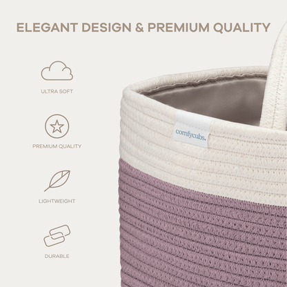 Diaper Caddy Organizer by Comfy Cubs: Mauve
