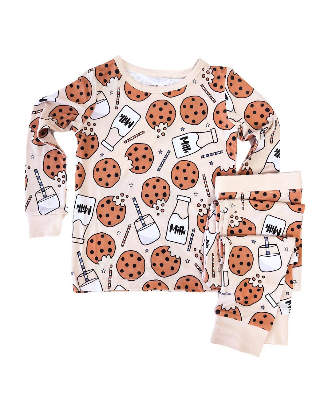Bamboo Kids' Two Piece Set | Milk & Cookies