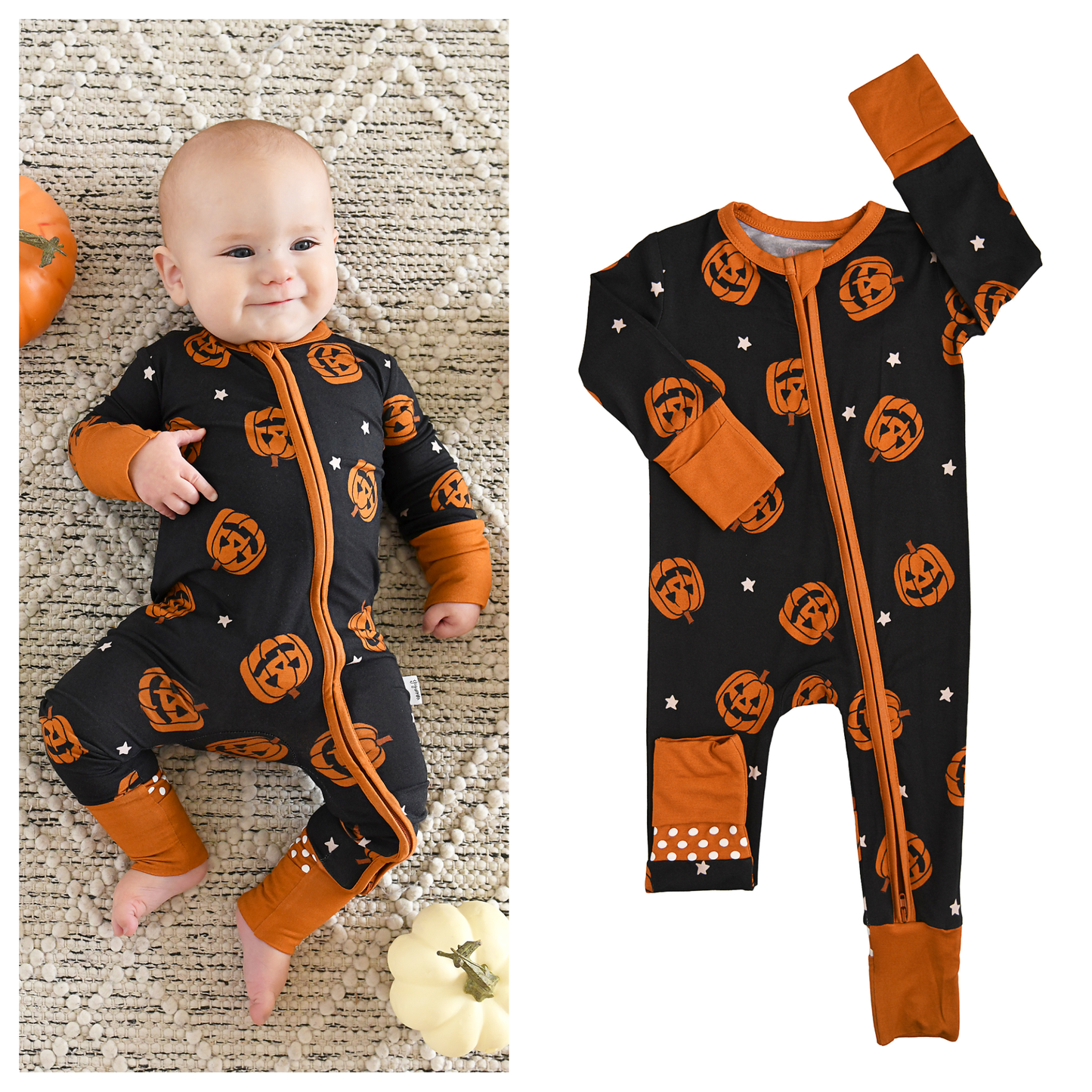 Jack Zippy Bamboo Halloween Pumpkins
