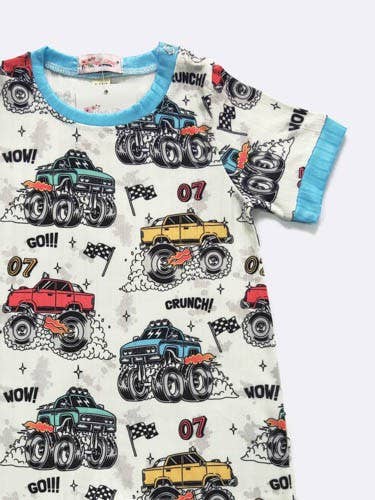 Monster Jam Boy Romper