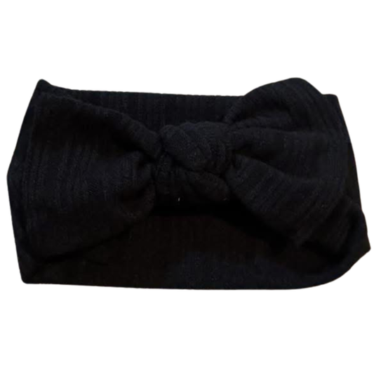 Navy Waffle Bow