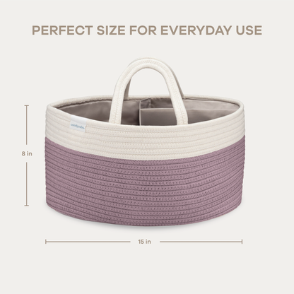 Diaper Caddy Organizer by Comfy Cubs: Mauve
