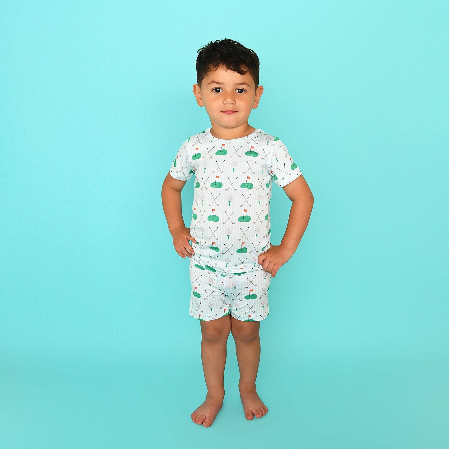 Scottie Golf Two Piece Shorts Bamboo Set