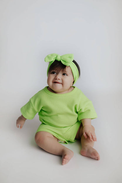 Lime Green Waffle Set