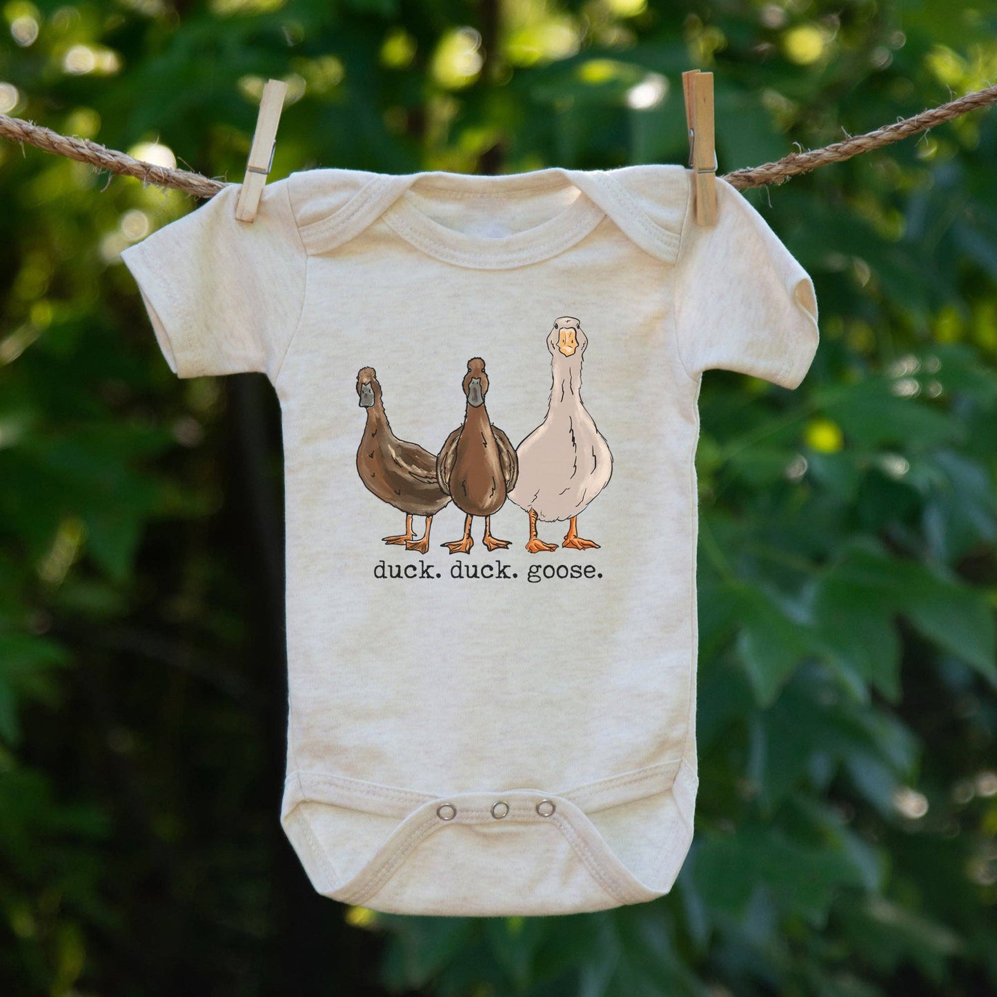 "Duck Duck Goose" Farm Baby Country Casual Baby Clothing