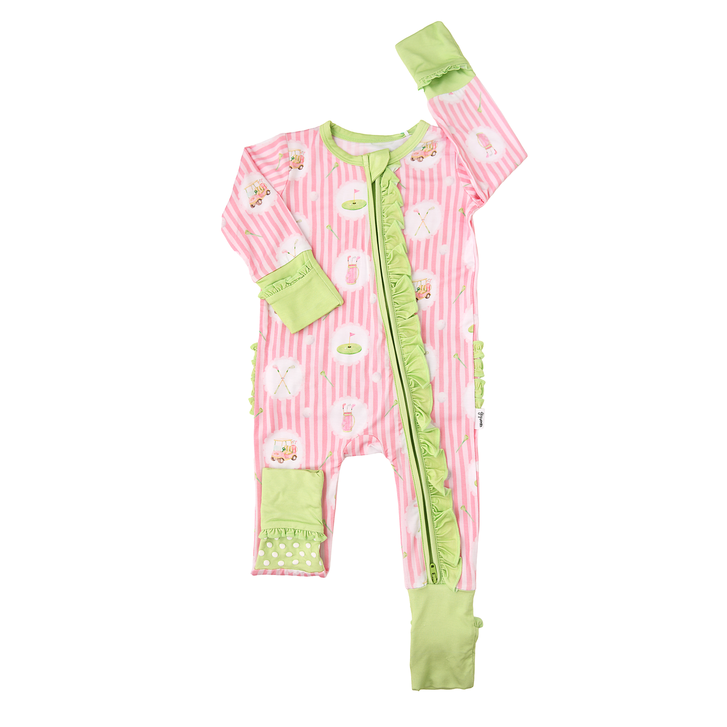 Piper Golf Ruffle Bamboo Zippy