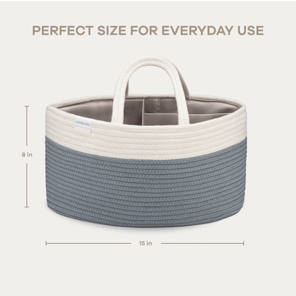 Diaper Caddy Organizer by Comfy Cubs: Pacific Blue