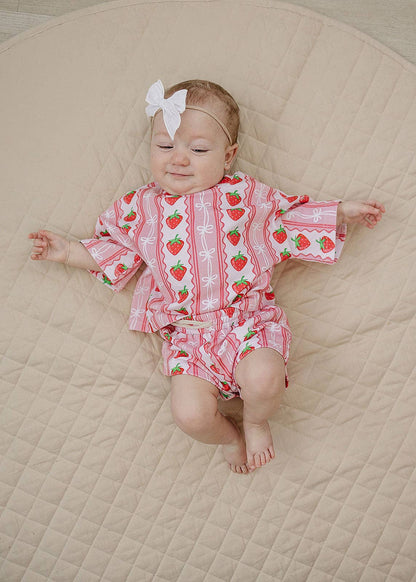 Strawberry Shorts Set