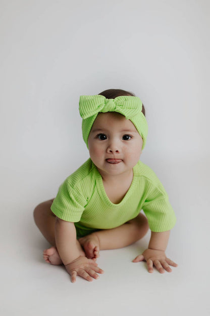 Lime Green Waffle Set