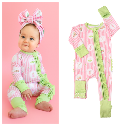Piper Golf Ruffle Bamboo Zippy