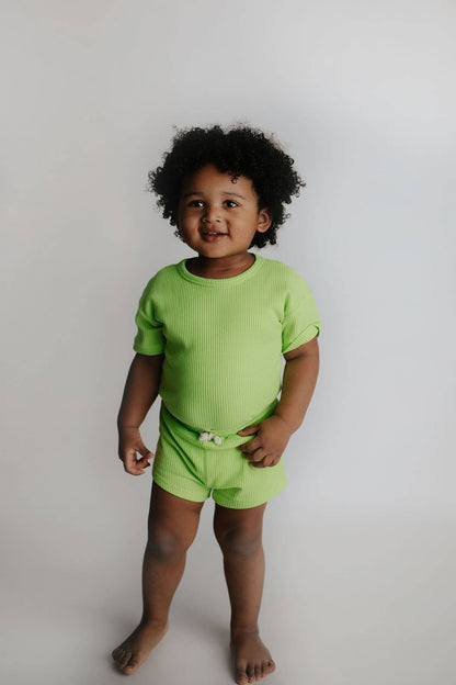 Lime Green Waffle Set