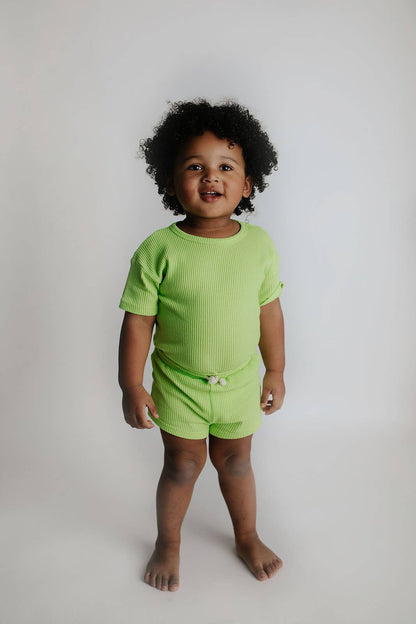 Lime Green Waffle Set