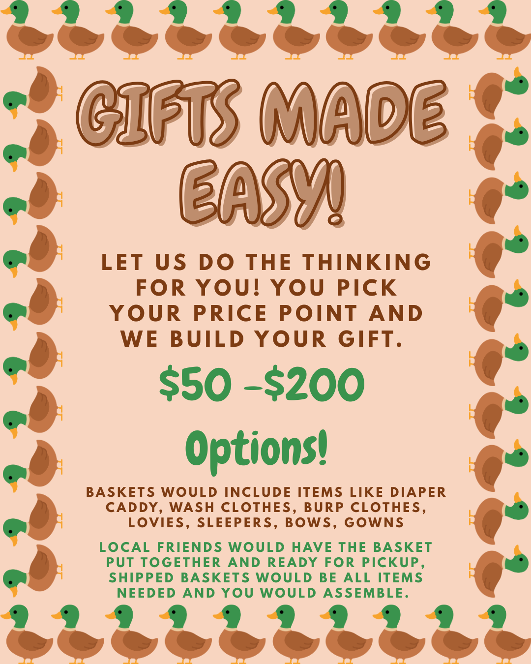 Gifting Made Easy!