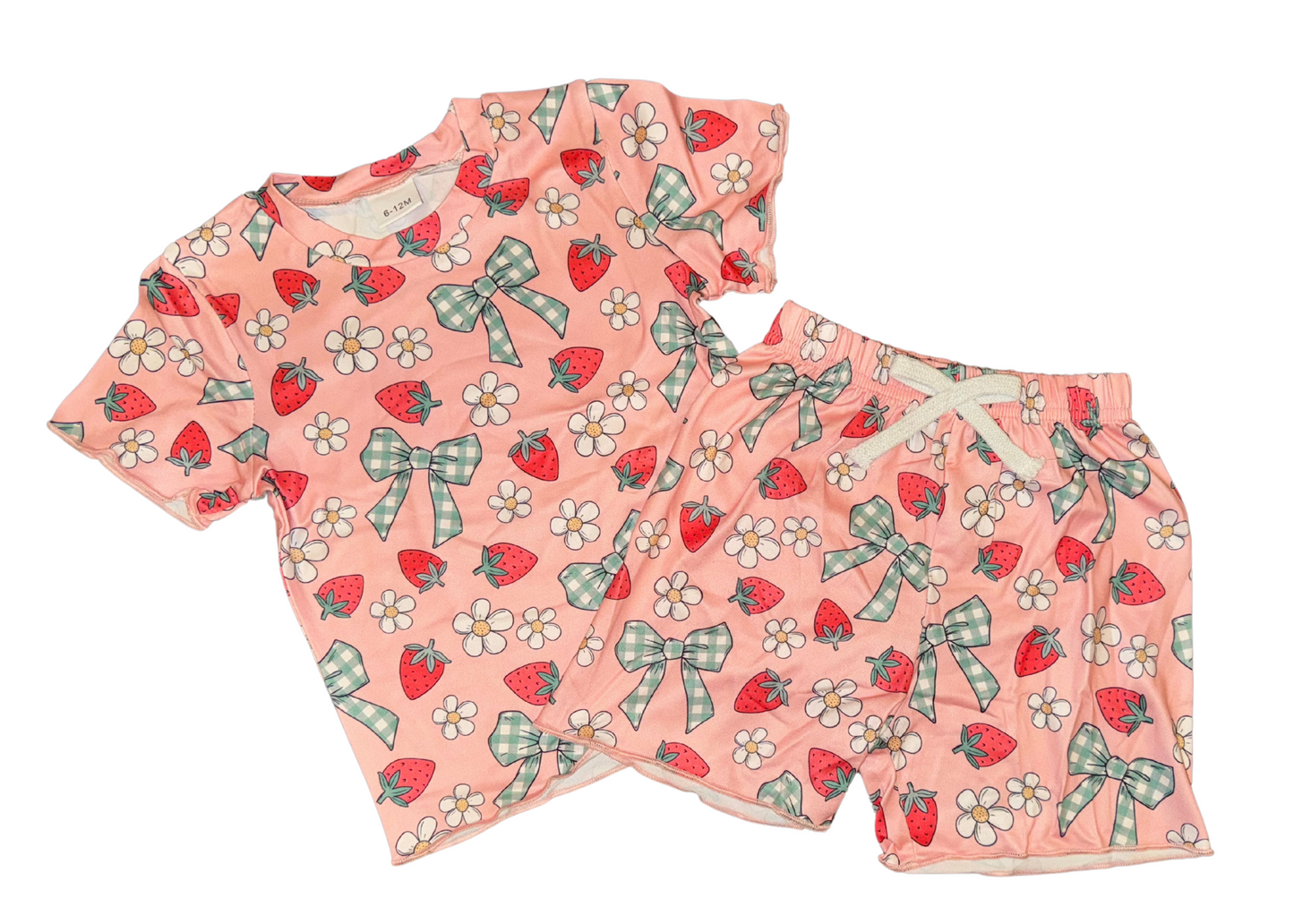 Berry Coquette Shorts Set
