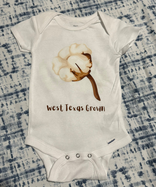 Texas Grown Baby Onesie Texas Grown Baby Onesie