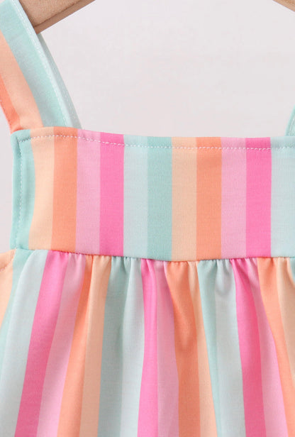 Rainbow Stripe Bloomer Set