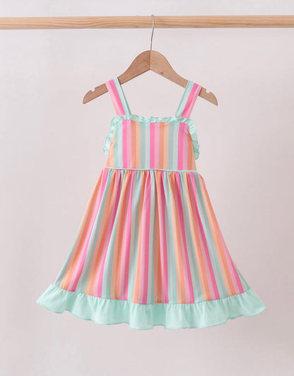 Rainbow Stripe Dress