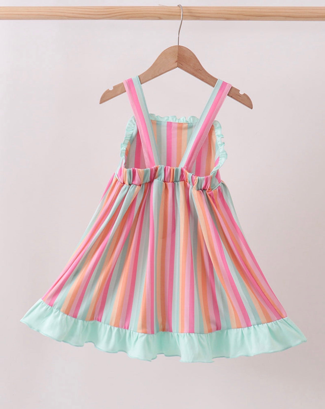 Rainbow Stripe Dress