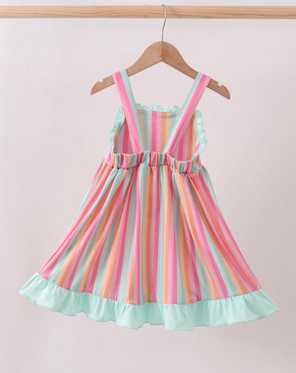Rainbow Stripe Dress