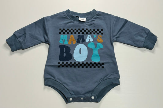 Mama's Boy Checkered Bubble