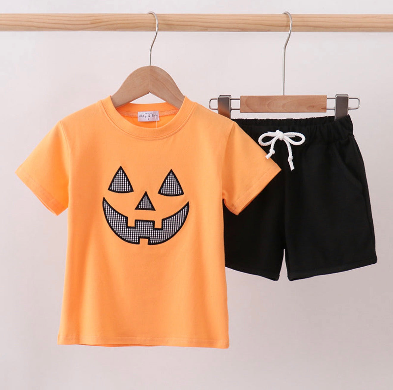 Jack-O-Lantern Shorts Set