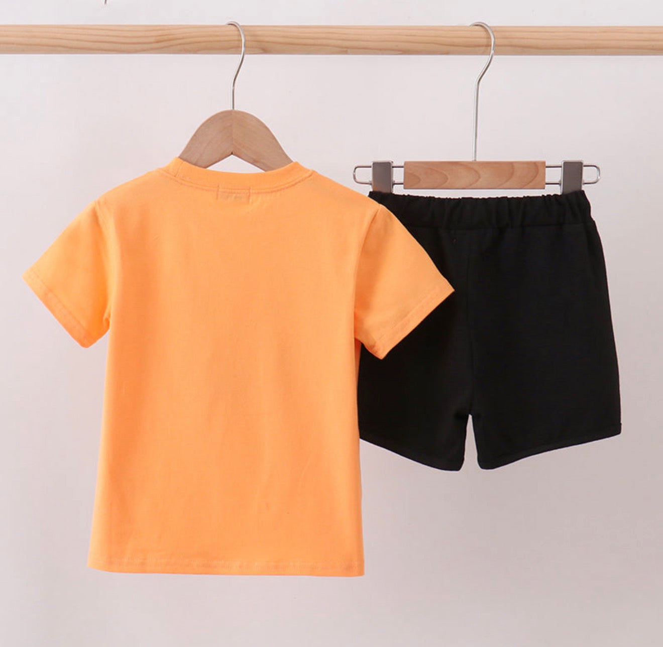 Jack-O-Lantern Shorts Set