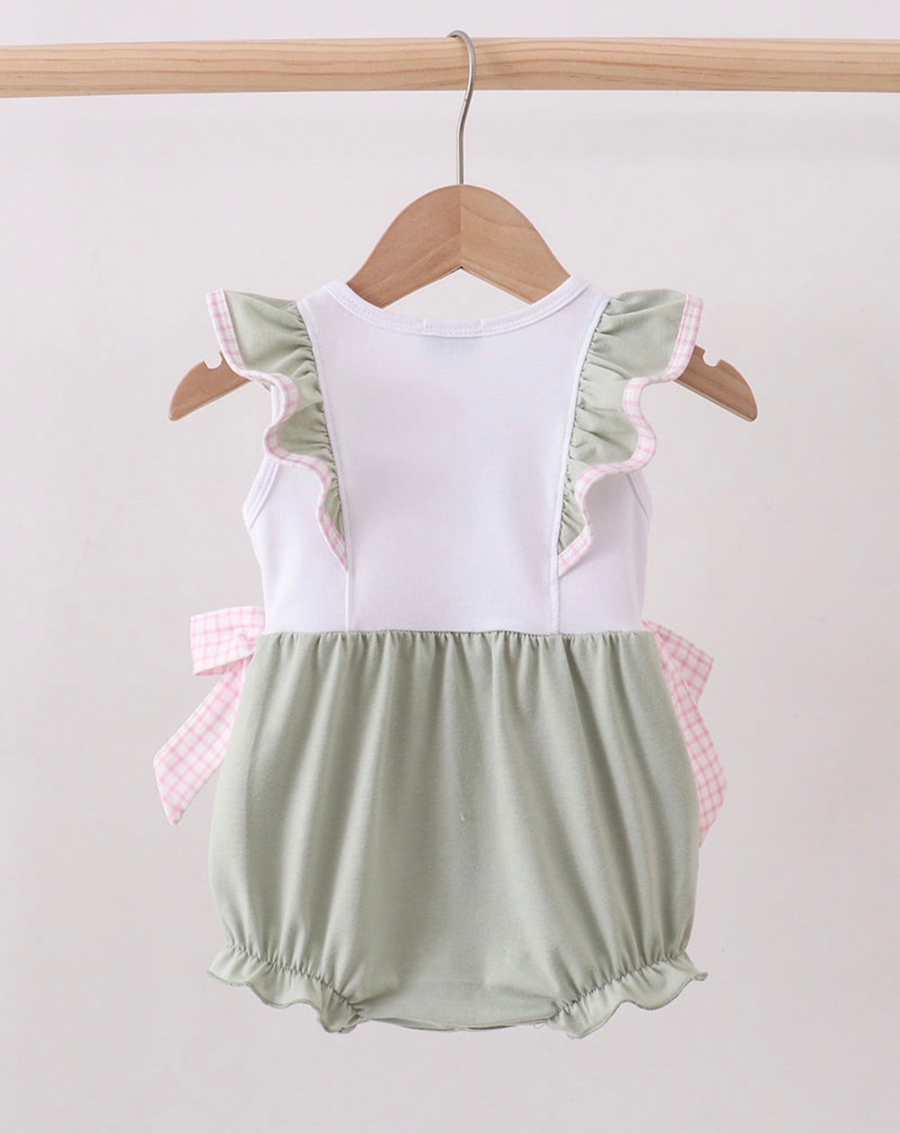 E-I-E-I-O Embroidery Ruffle Bubble