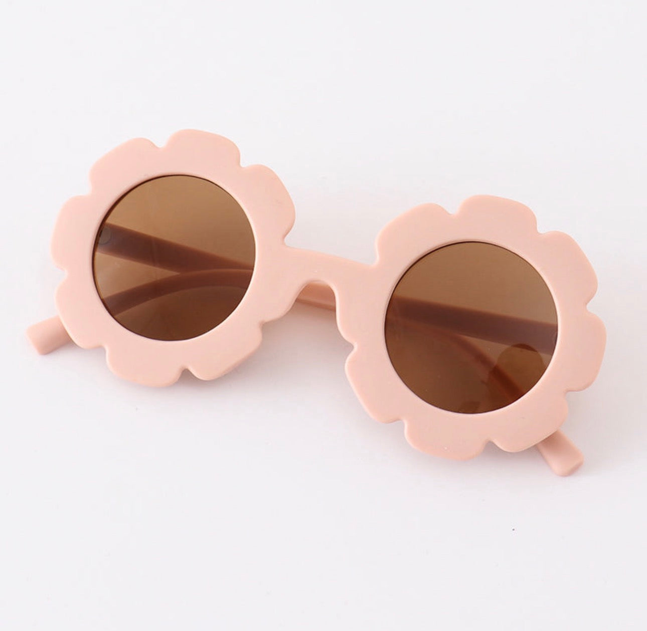 Retro Flower Sunglasses - Pink