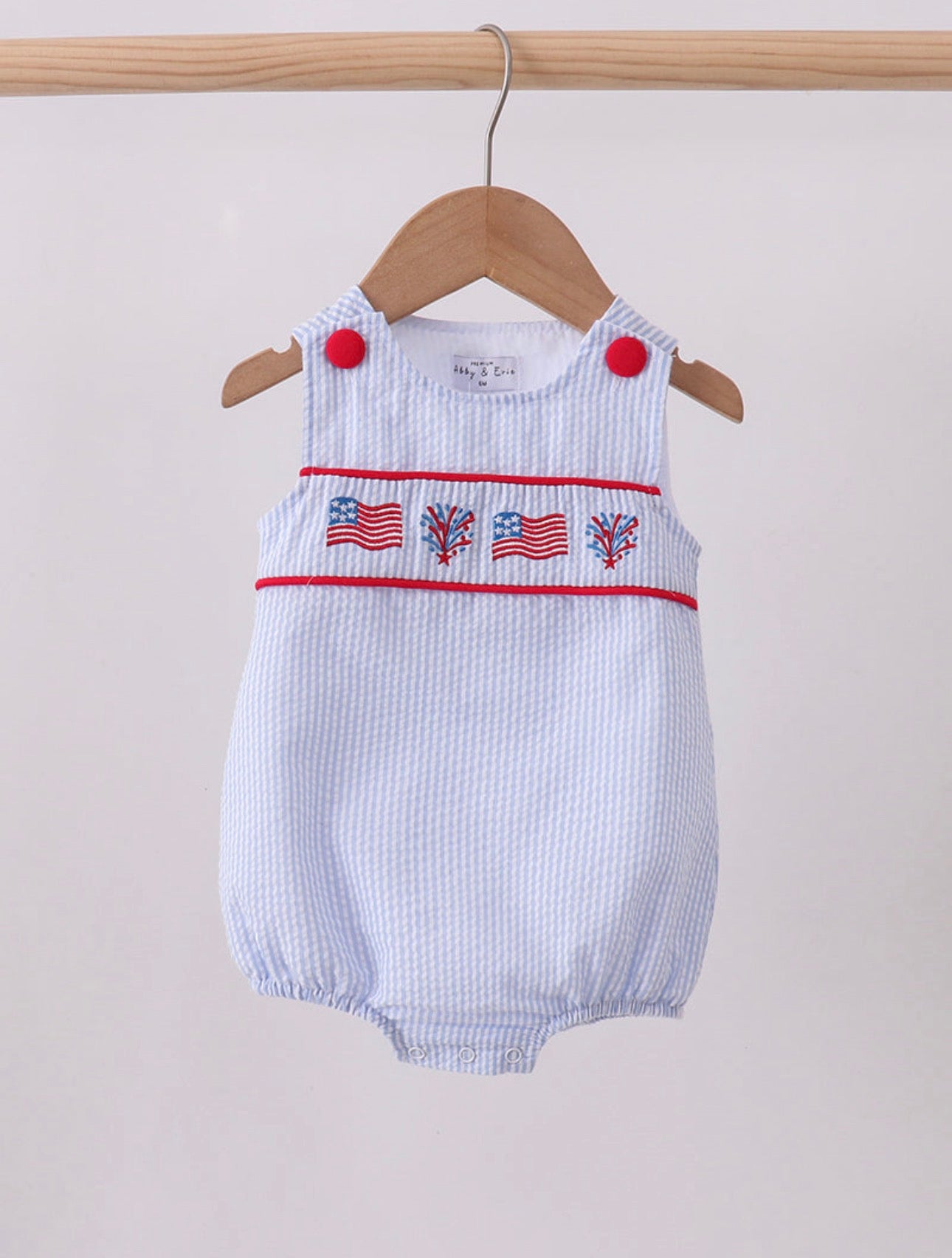 Patriotic embroidery bub bubble