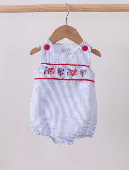 Patriotic embroidery bub bubble