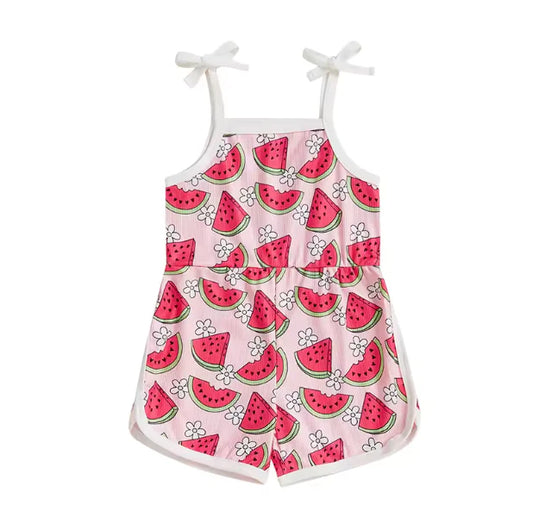 Summer Fun Watermelon Romper