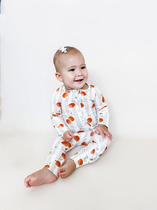 Tangerine Stripe Zippy