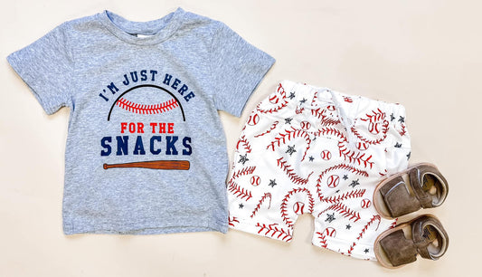 Baseball Snack Set