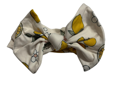 Lemon Peasy Dress & Bow Set