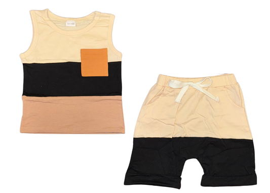 Luca Colorblock Tank Set