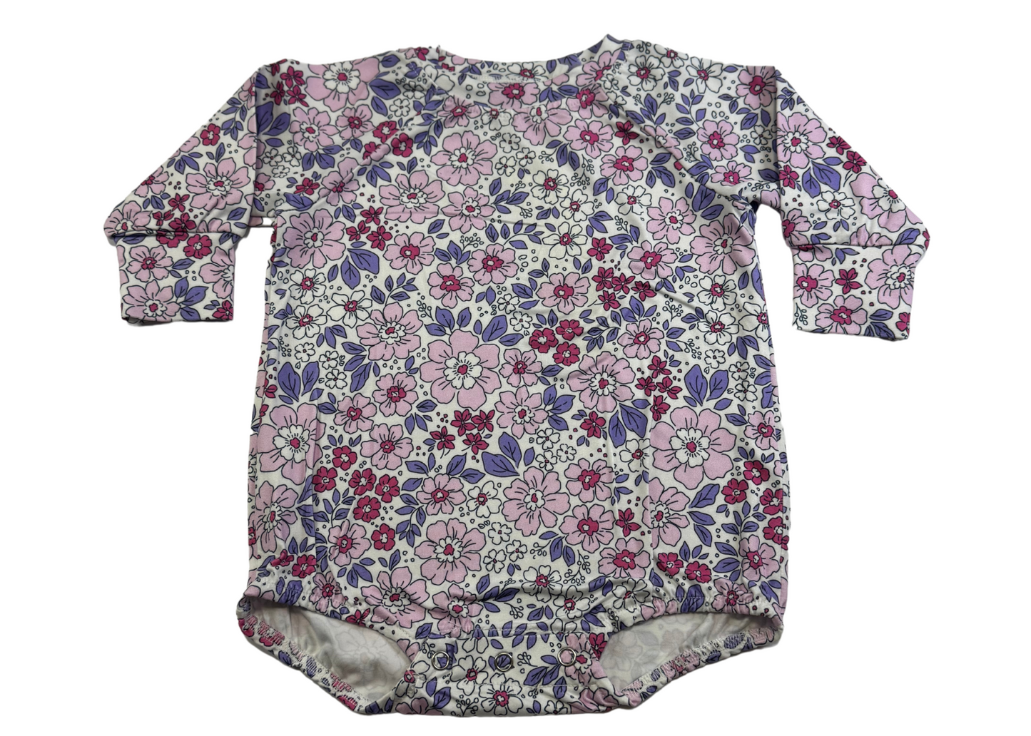 Violet Floral Comfort Wear Bubble