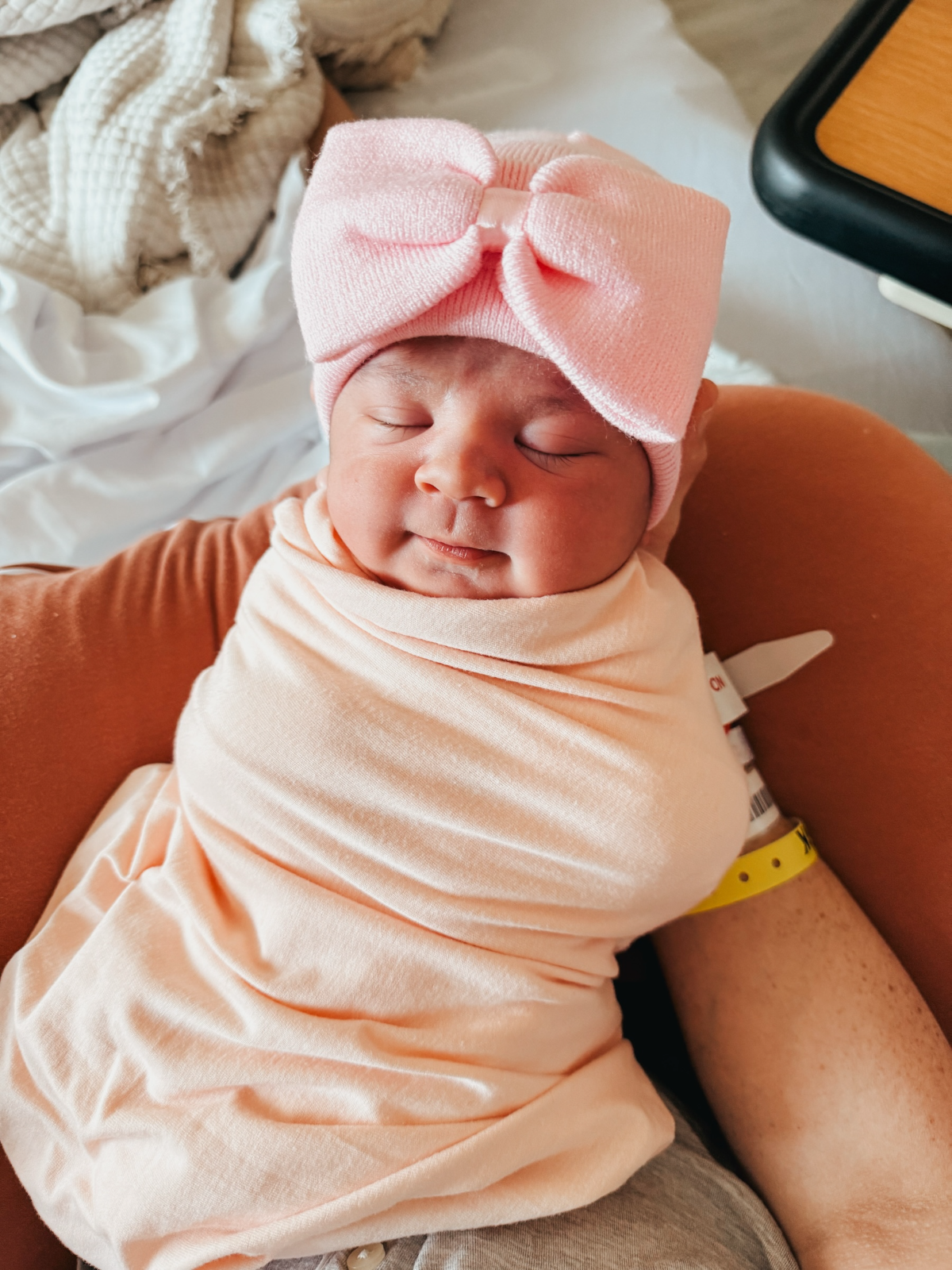 Baby's First Hat®, Petal Pink Bow