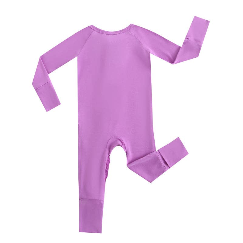 Luxie Lavender Ruffled Romper & Bow: NICU Friendly