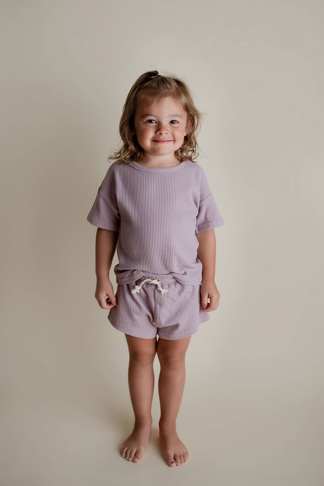 Wild Orchid Purple Waffle Set