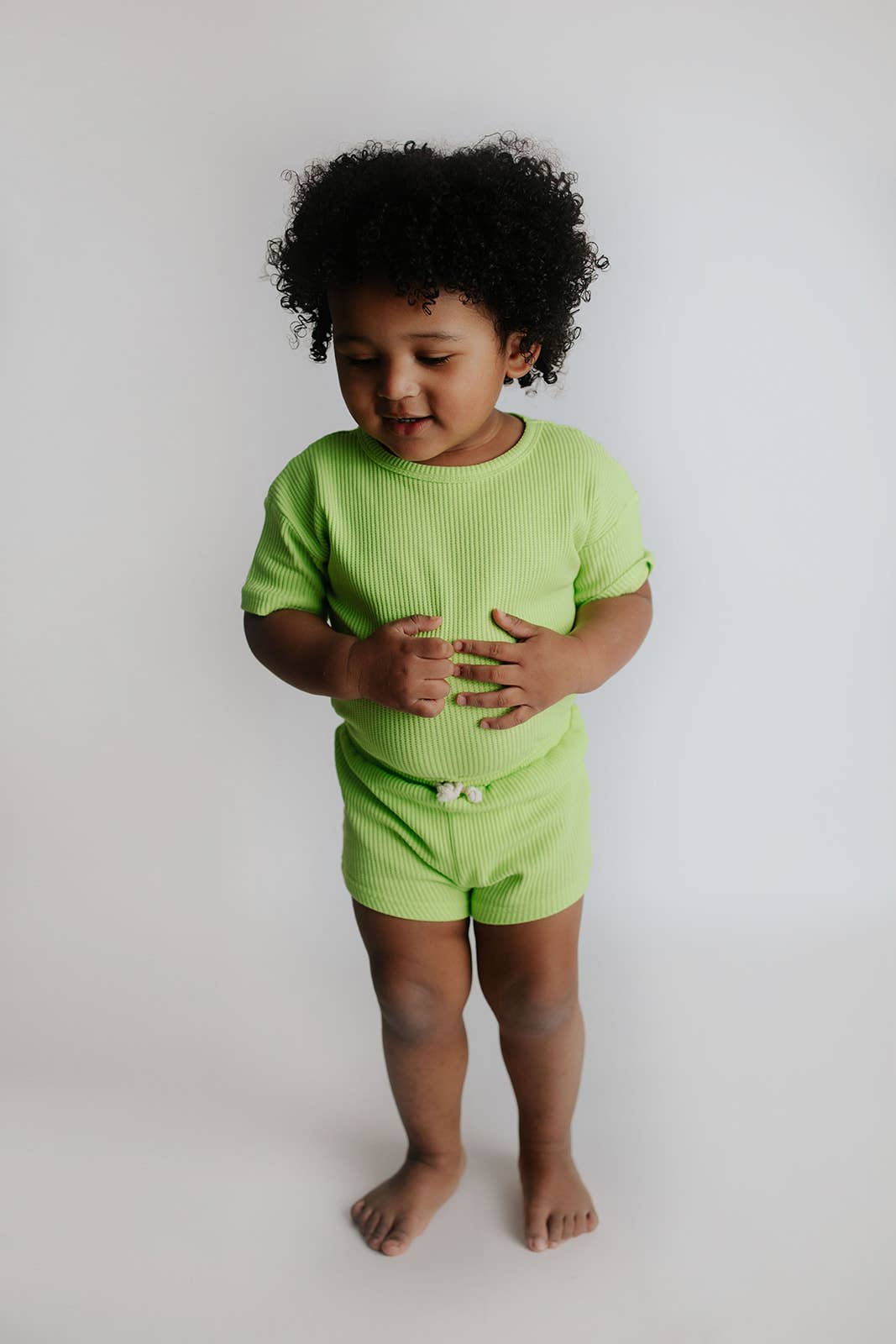 Lime Green Waffle Set
