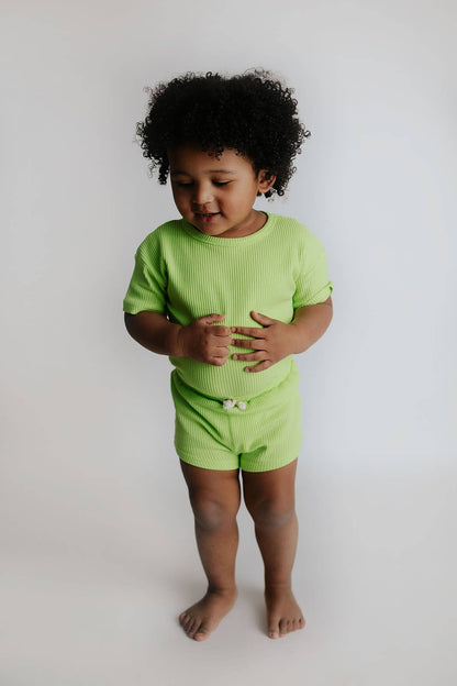 Lime Green Waffle Set