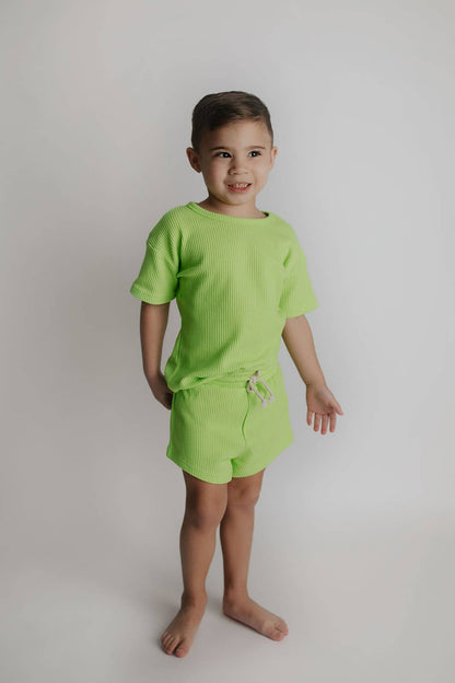 Lime Green Waffle Set